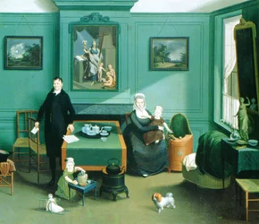 Familiengruppe, um 1810